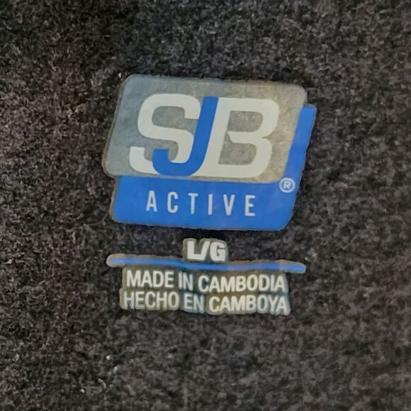 St. John's Bay Active Straight Leg Fleece Sweat Pants Black Size L - Picture 6 of 6